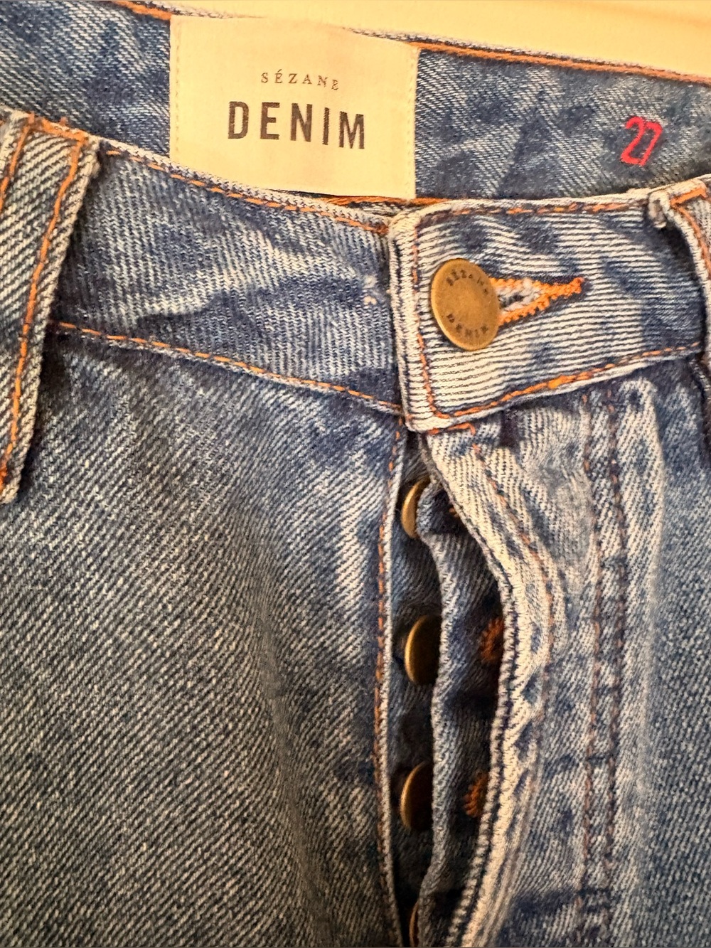 Sézane Brut Sexy Jeans, Size 27 - Picture 9 of 13